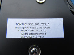 Bentley Continental Flying Spur left bumper grille Black #4008