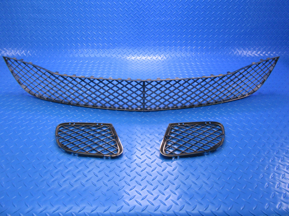 Bentley Continental Flying Spur GT GTC Speed front bumper grilles Black Chrome #4018