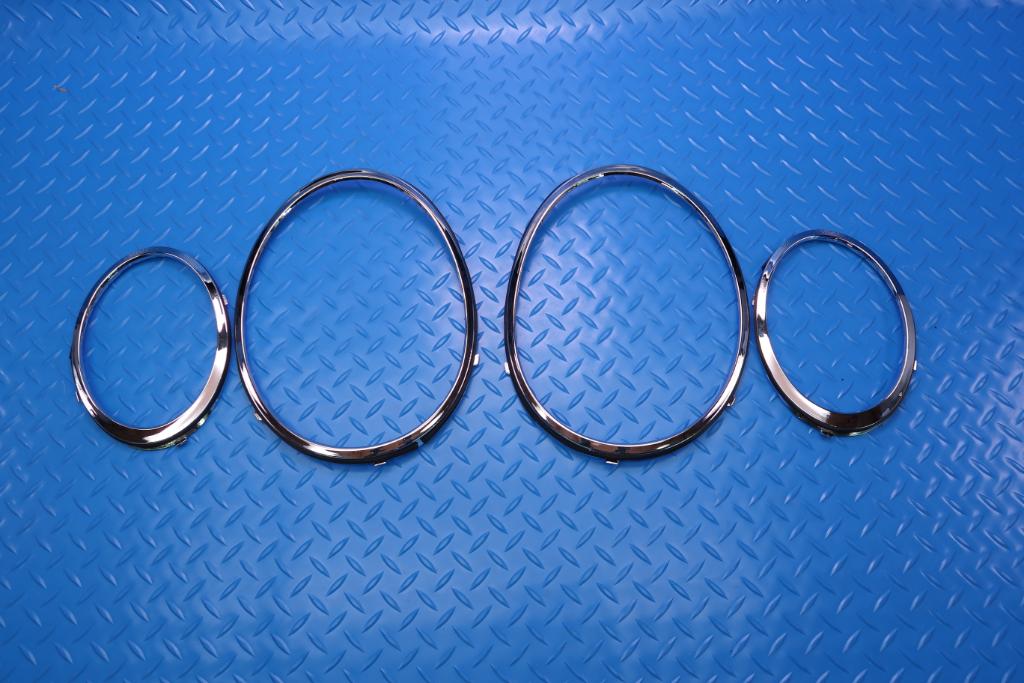 Bentley Flying Spur chrome headlight rings 4pcs #12766