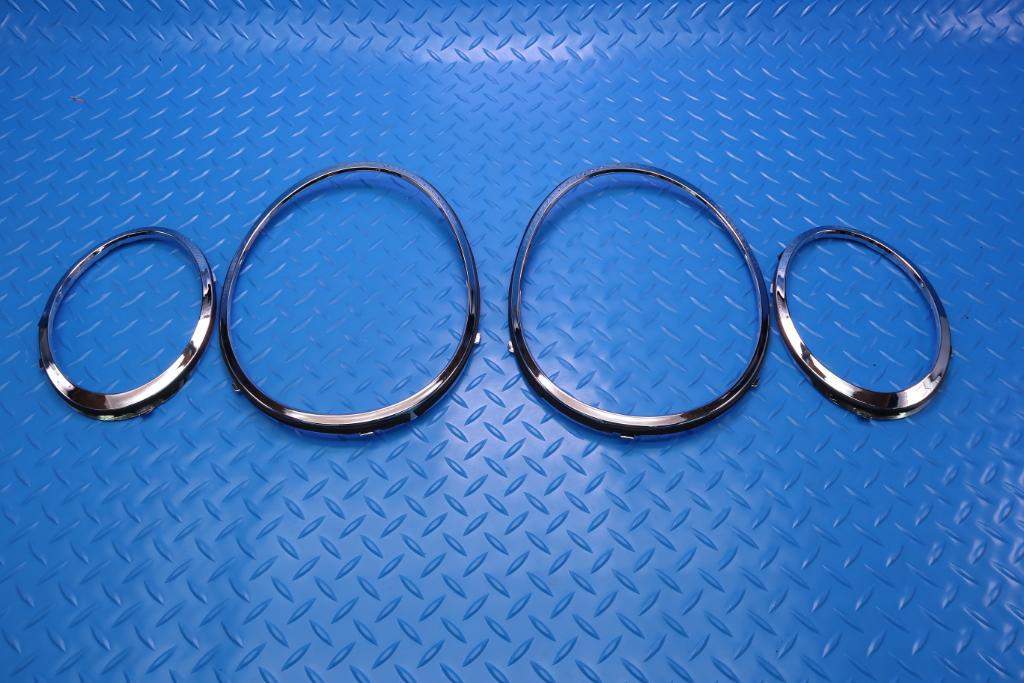 Bentley Flying Spur chrome headlight rings 4pcs #12766