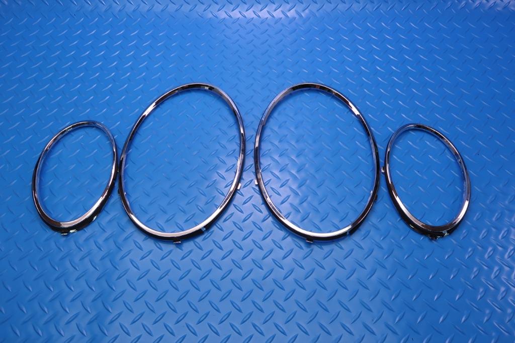 Bentley Bentayga chrome headlight rings 4pcs #12776