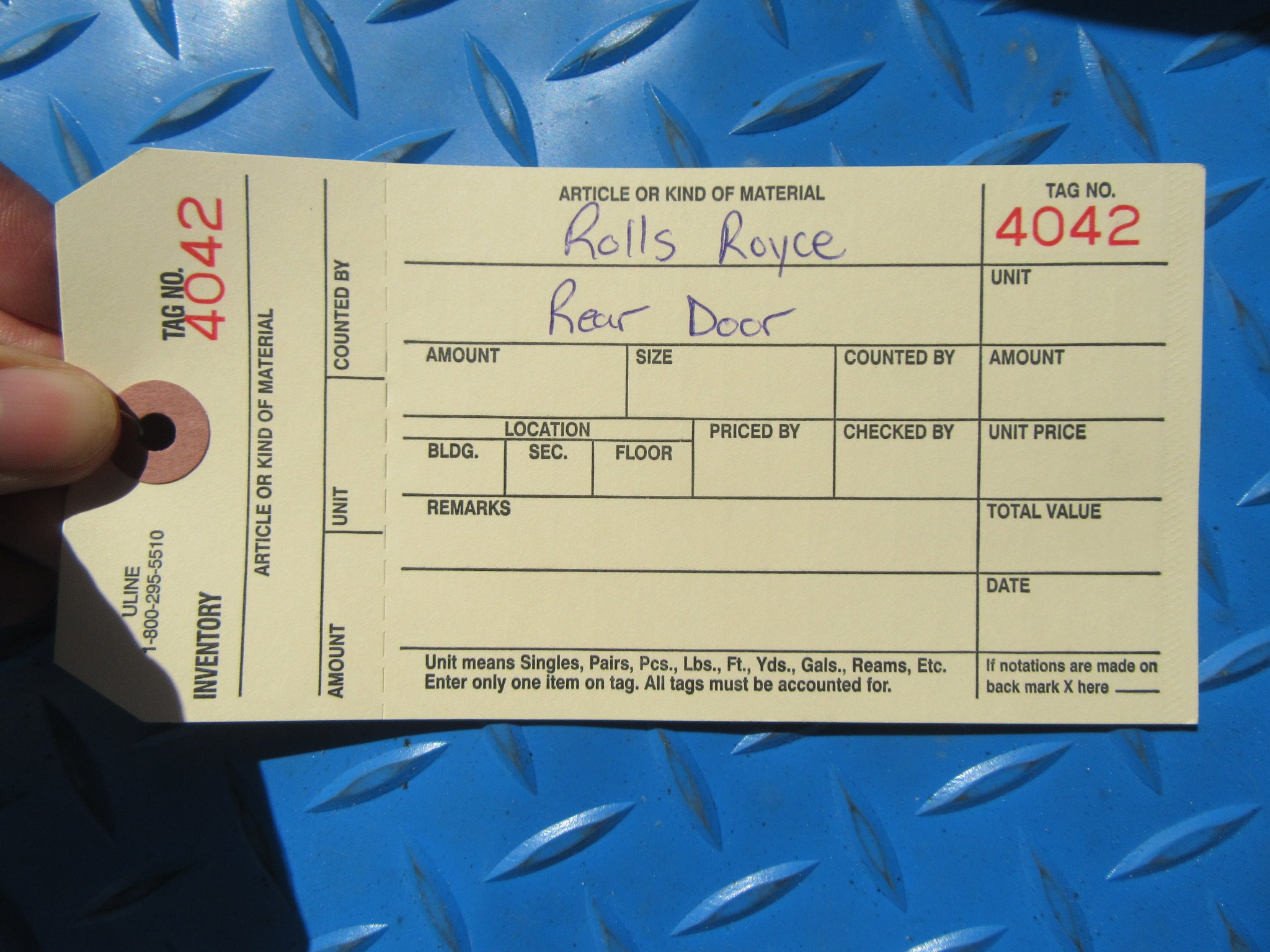 Rolls Royce Phantom RR1 right rear door #4042