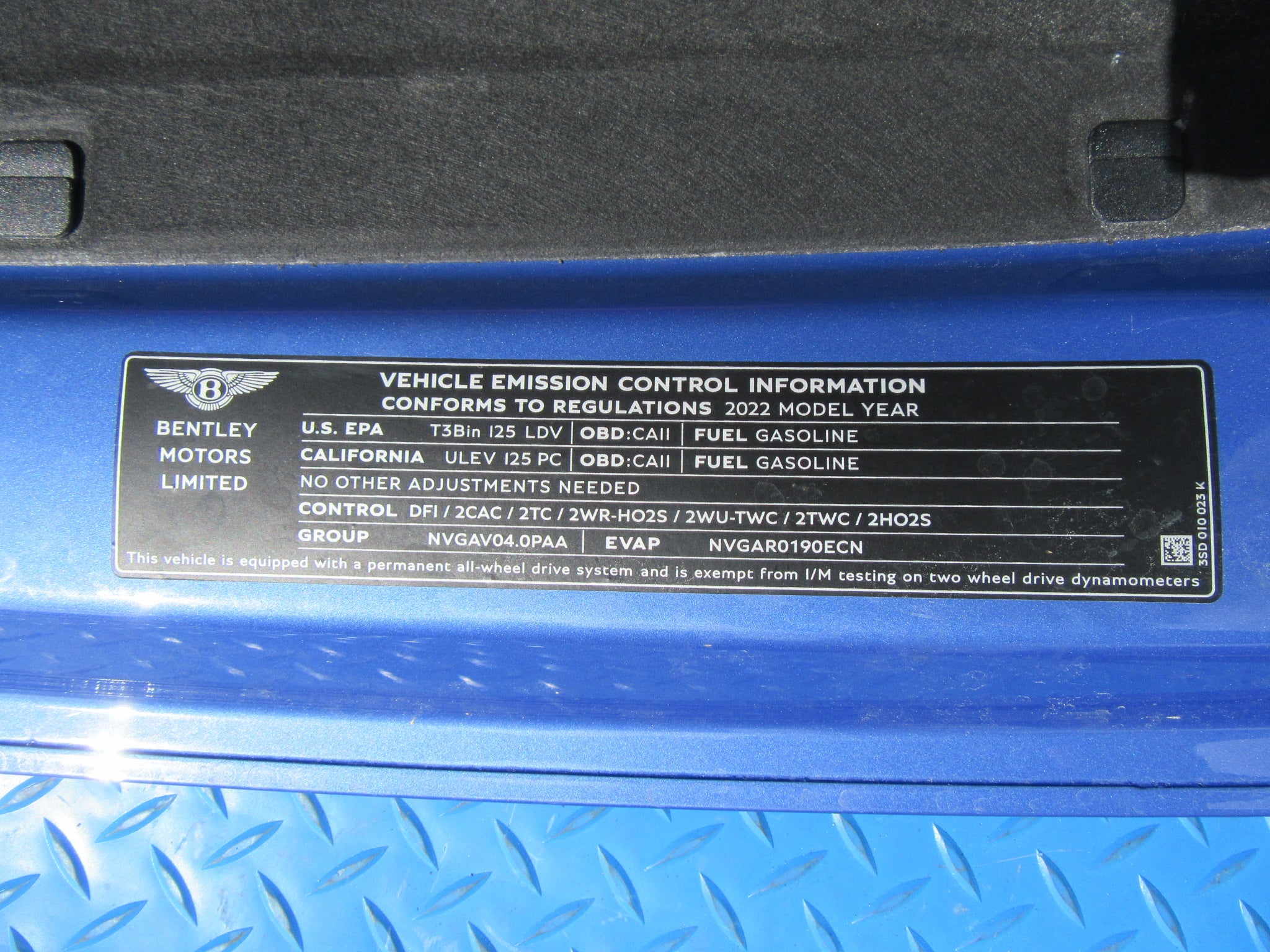 Bentley Continental GT GTC front bonnet hood #4044