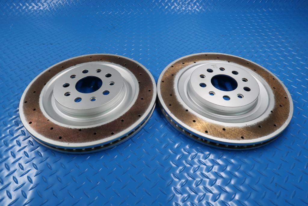 Maserati Ghibli 3.8 Trofeo rear brake disc rotors TopEuro #12262