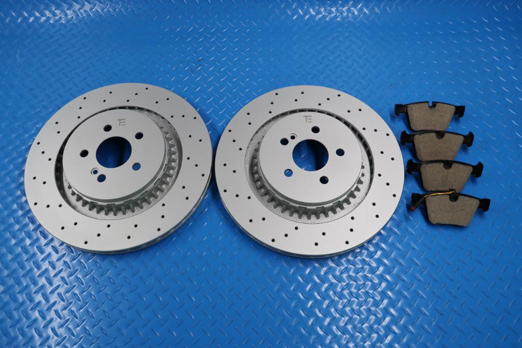 Mercedes S63 S65 Cl63 Cl65 Amg rear brake pads& rotors TopEuro #12252