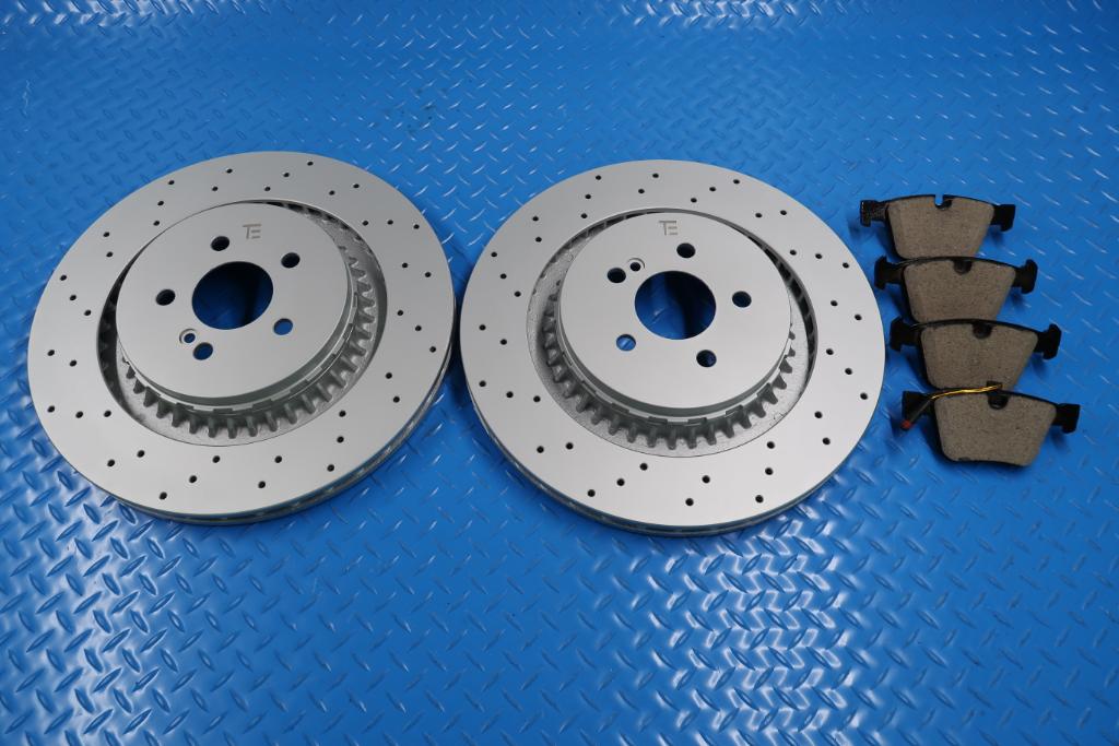 Mercedes S63 S65 Cl63 Cl65 Amg rear brake pads& rotors TopEuro #12252