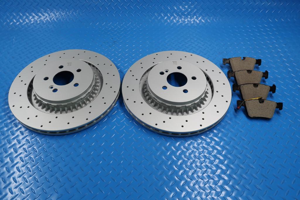 Mercedes S63 S65 Cl63 Cl65 Amg rear brake pads& rotors TopEuro #12252