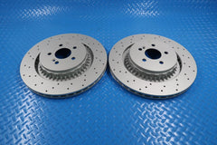 Mercedes S63 S65 Cl63 Cl65 Amg rear brake disc rotors TopEuro #12253