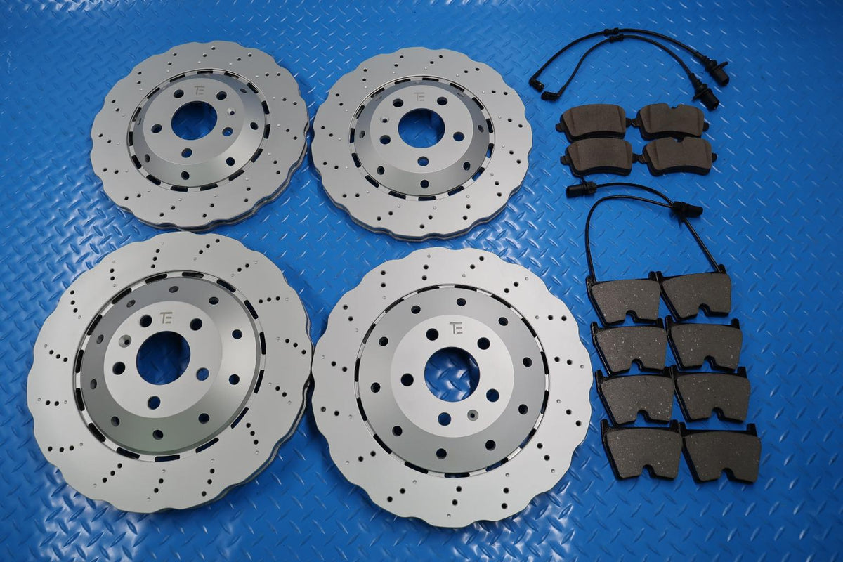 Replacement front rear brake pads & rotors for Audi Rs5 #12235