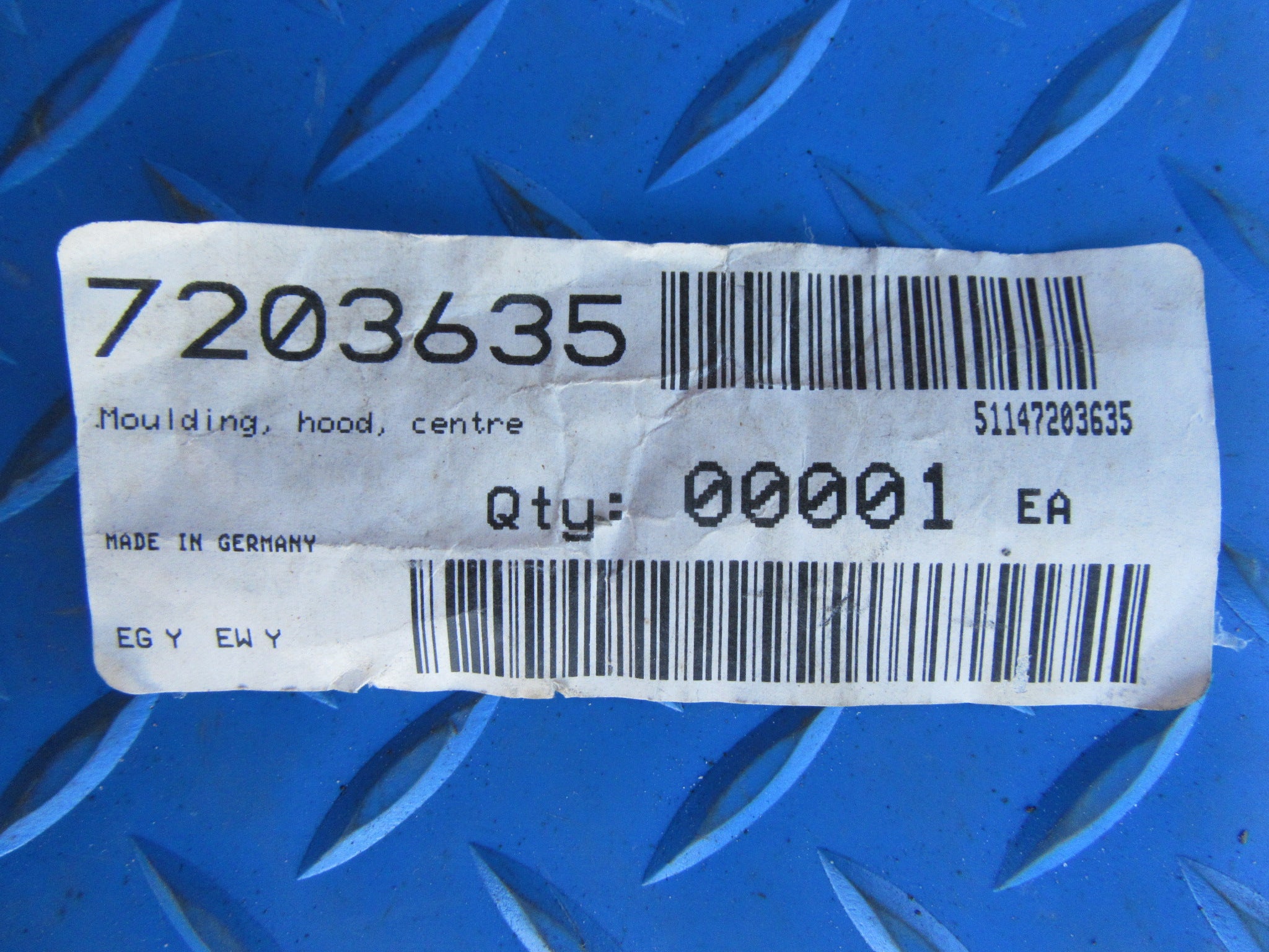 Rolls Royce Ghost Wraith Dawn hood trim NEW OEM #4056