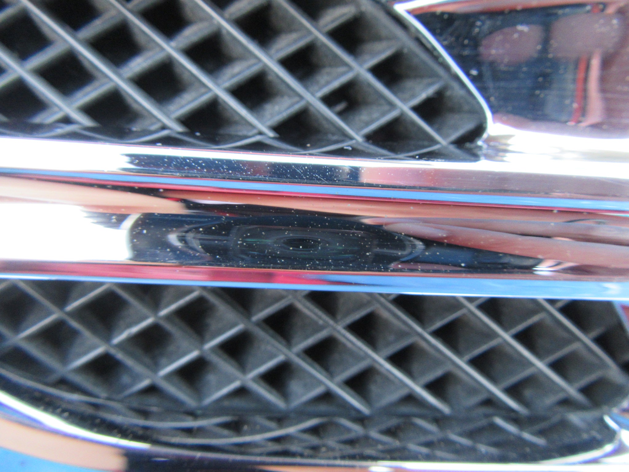 Bentley Continental GT GTC left fender chrome air vent grille #4091