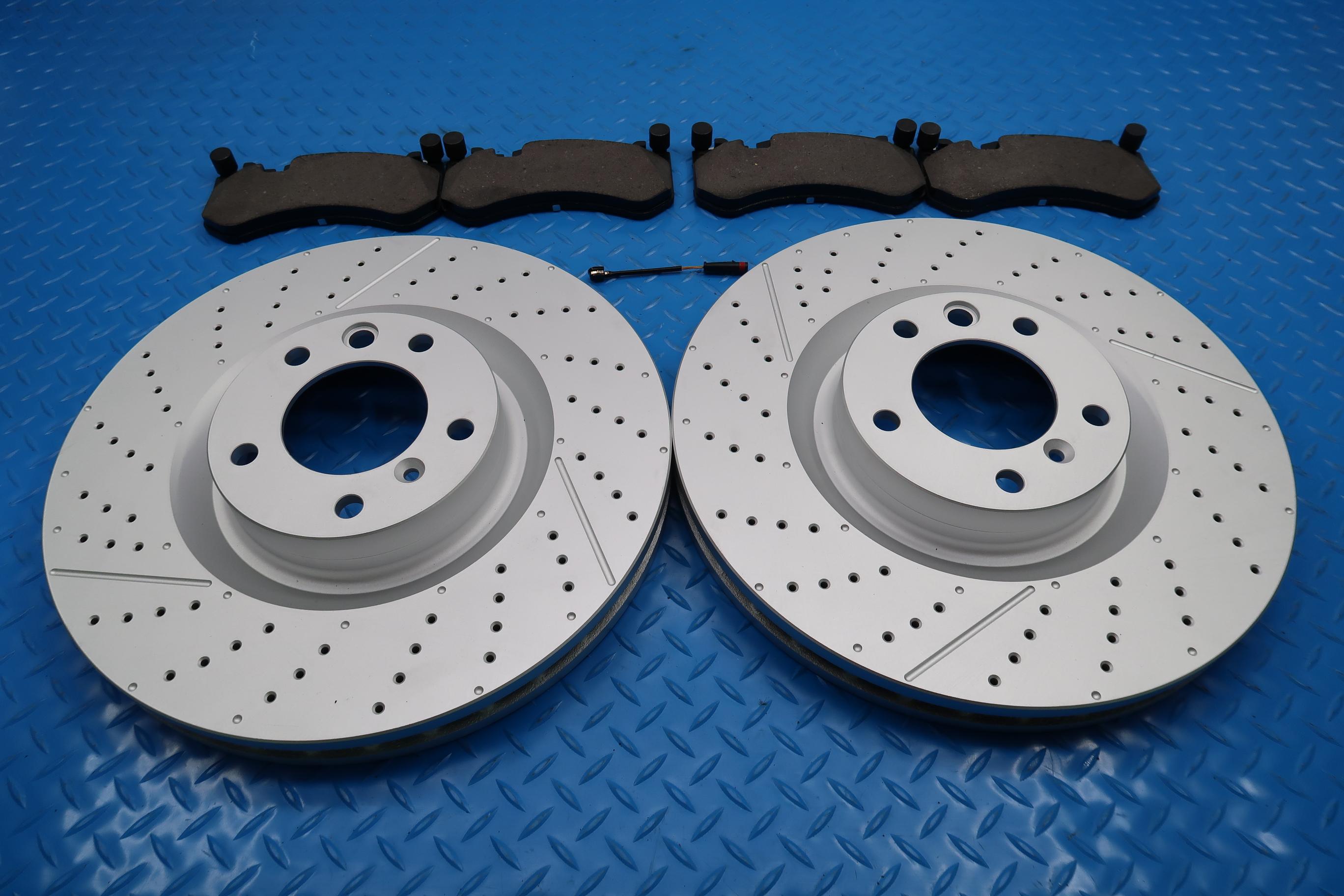 Mercedes G63 G65 Amg front brake pads and rotors TopEuro #12329