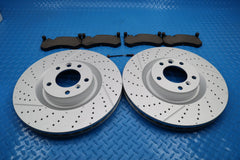 Mercedes G63 G65 Amg front brake pads and rotors TopEuro #12329