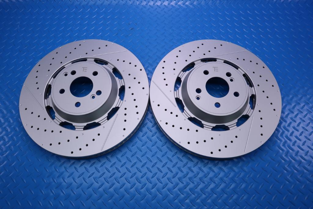 Mercedes Glc63 Gt63 Gt53 Amg front brake disc rotors 2pcs TopEuro #12343