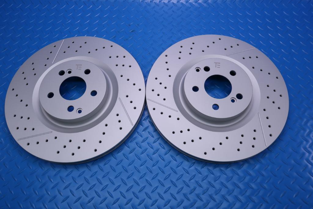 Mercedes Glc63 Gt63 Gt53 Amg rear brake disc rotors 2pc TopEuro #12346