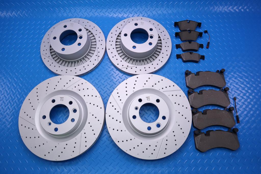 Mercedes G63 G65 Amg front & rear brake pads and rotors TopEuro #12787