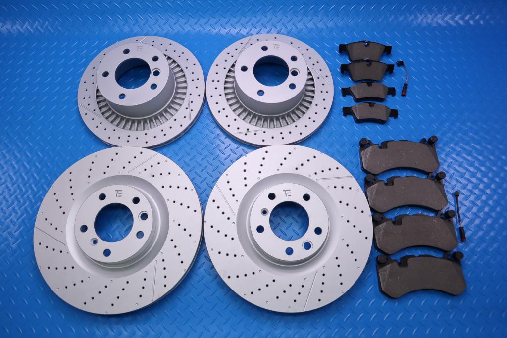 Mercedes G63 G65 Amg front & rear brake pads and rotors TopEuro #12787