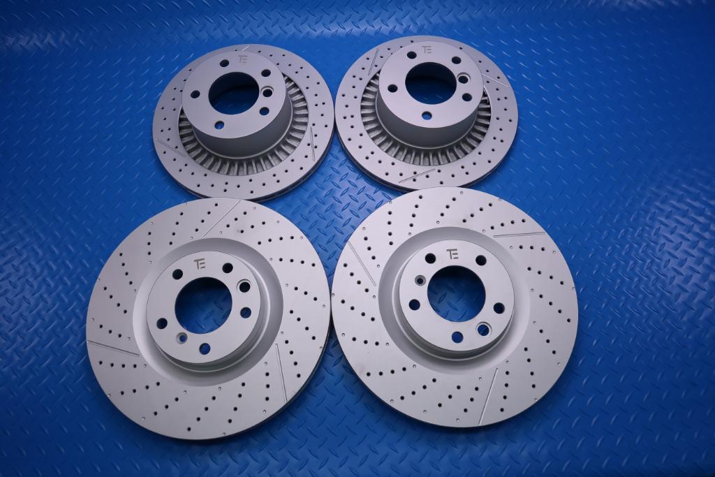Mercedes G63 G65 Amg front & rear brake disc rotors TopEuro #12788