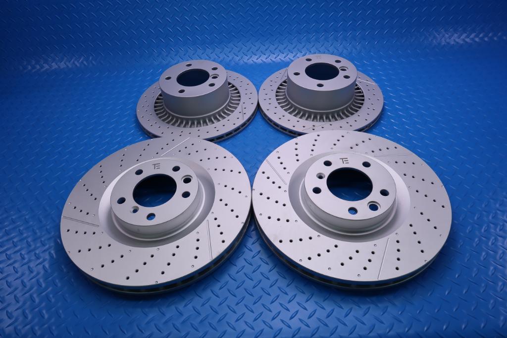 Mercedes G63 G65 Amg front & rear brake disc rotors TopEuro #12788