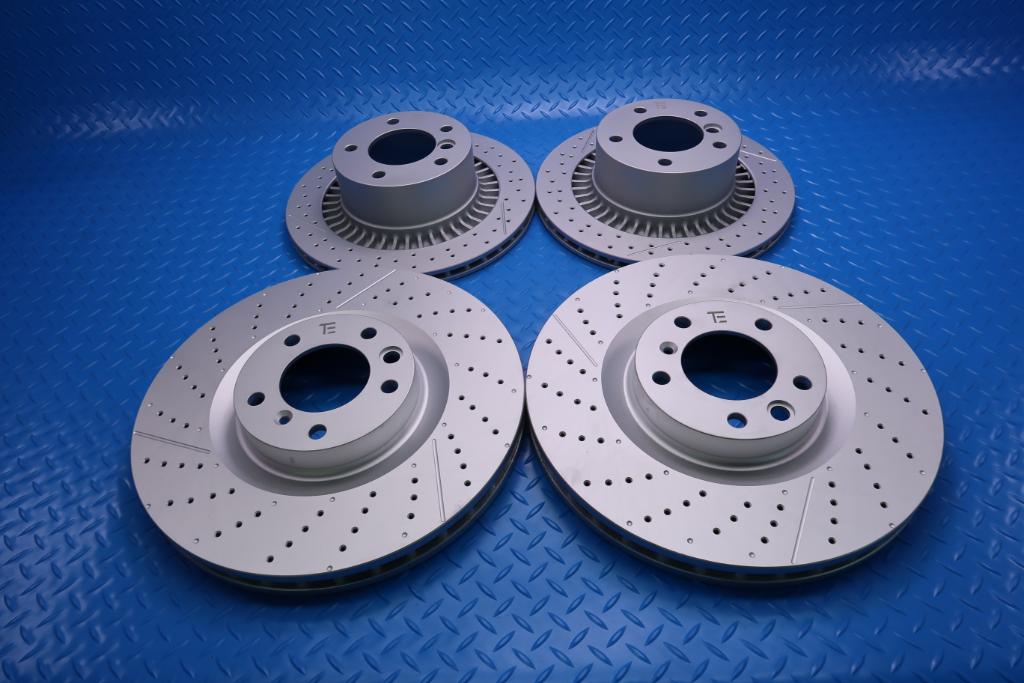 Mercedes G63 G65 Amg front & rear brake disc rotors TopEuro #12788