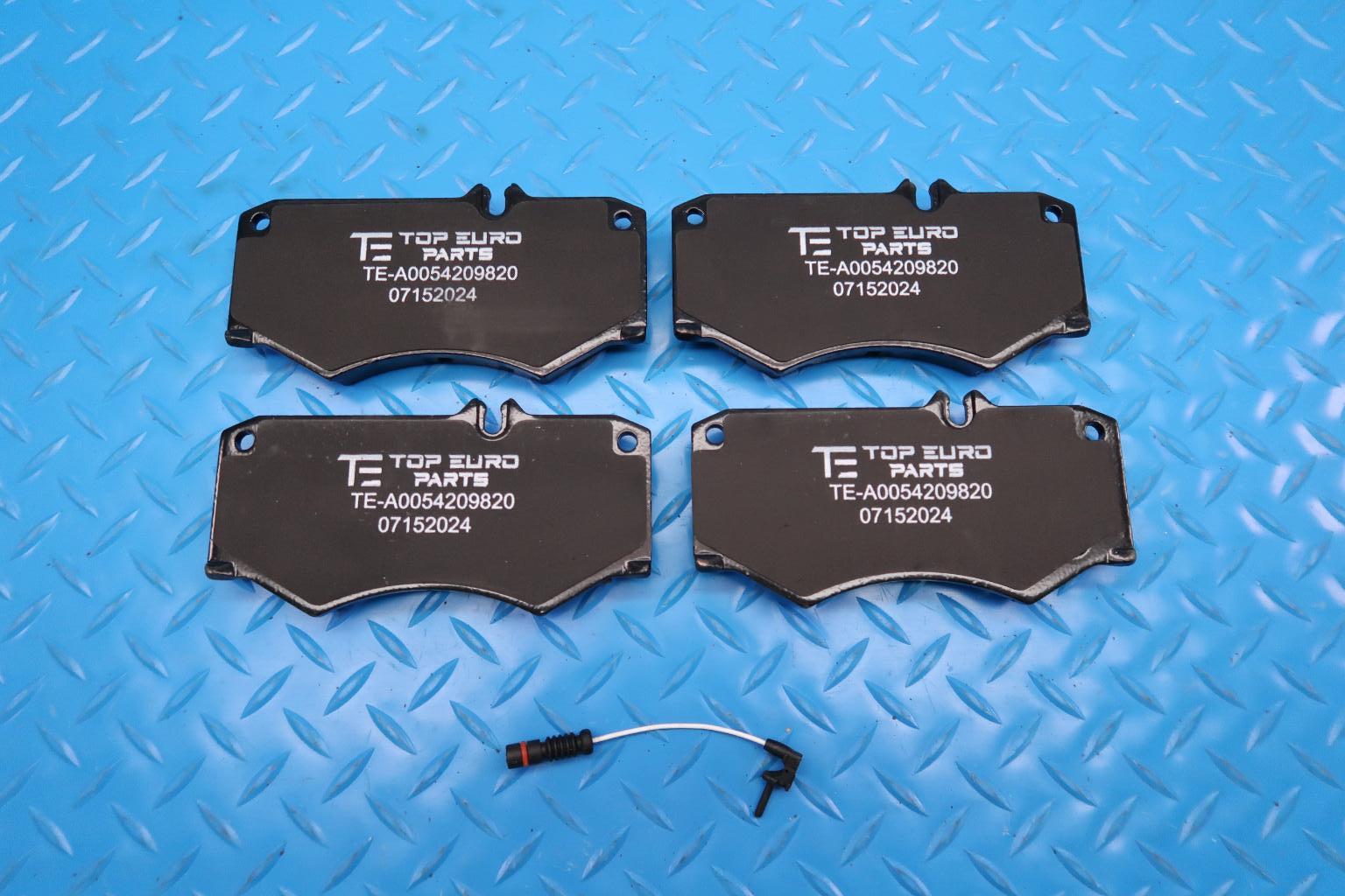 Mercedes G wagon G550 G500 Slr McLaren front brake pads TopEuro #12365