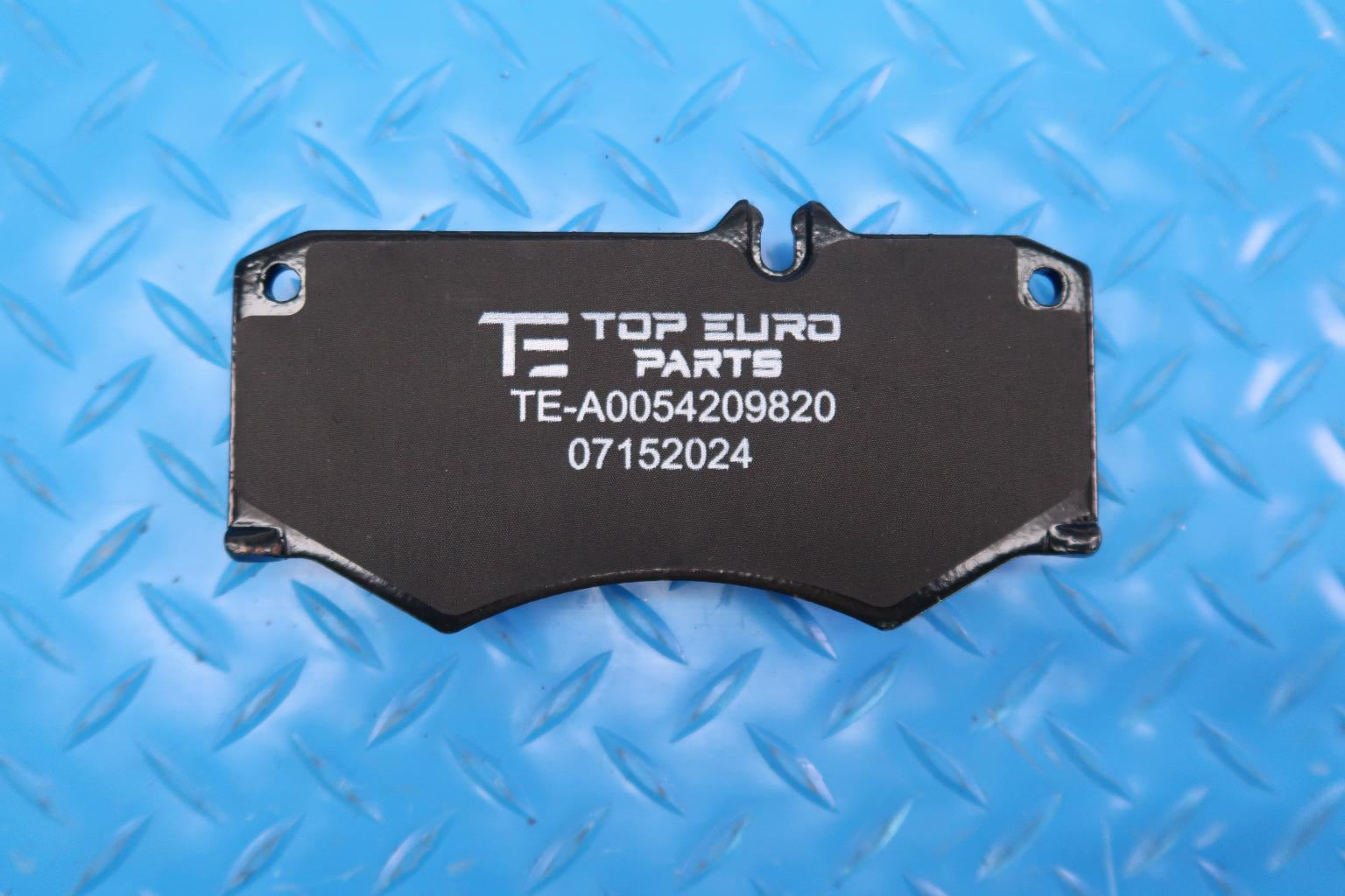 Mercedes G wagon G550 G500 Slr McLaren front brake pads TopEuro #12365