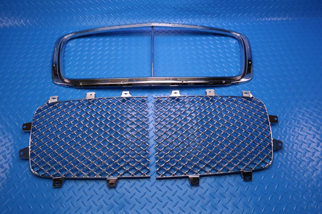 Bentley Continental Gt Gtc main radiator grille inserts + trim 2016-2018 #12836