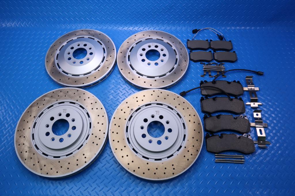 Maserati GranTurismo Gran Turismo Gt front rear brake pads rotors TopEuro #12801