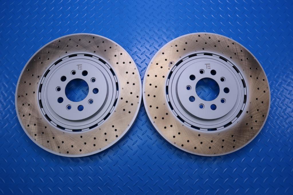 Maserati GranTurismo Gran Turismo Gt front brake disc rotors TopEuro #12804