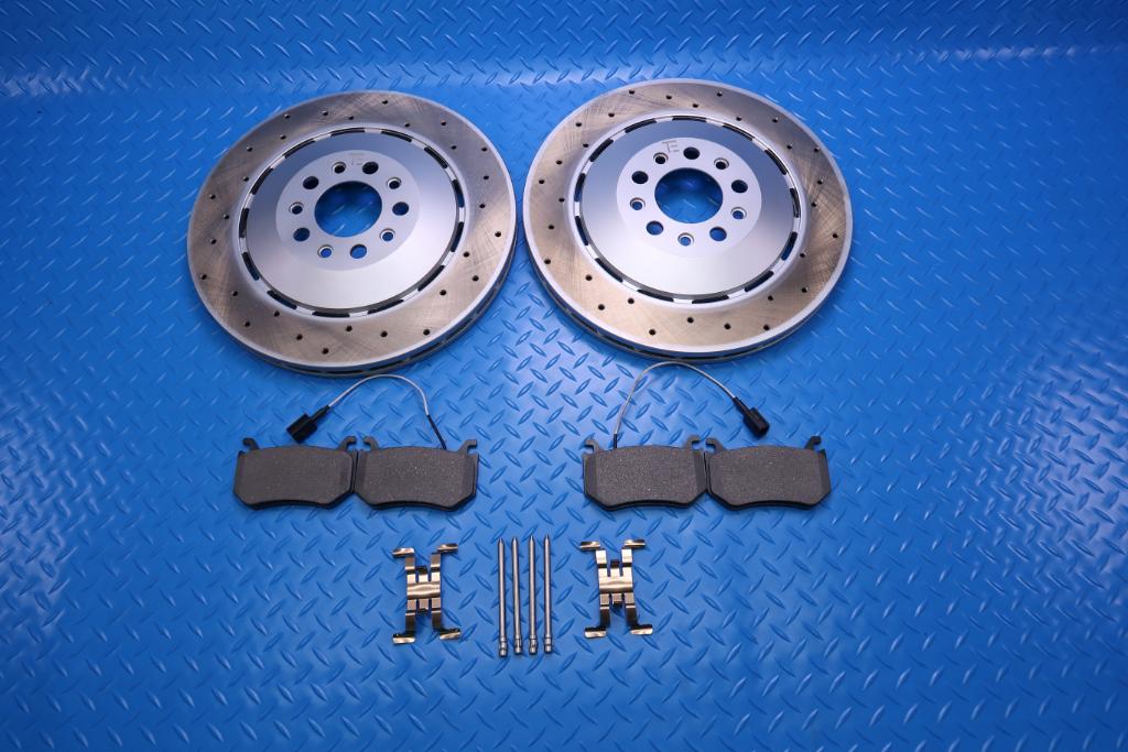 Maserati GranTurismo Gran Turismo Gt rear brake pads and rotors TopEuro #12806