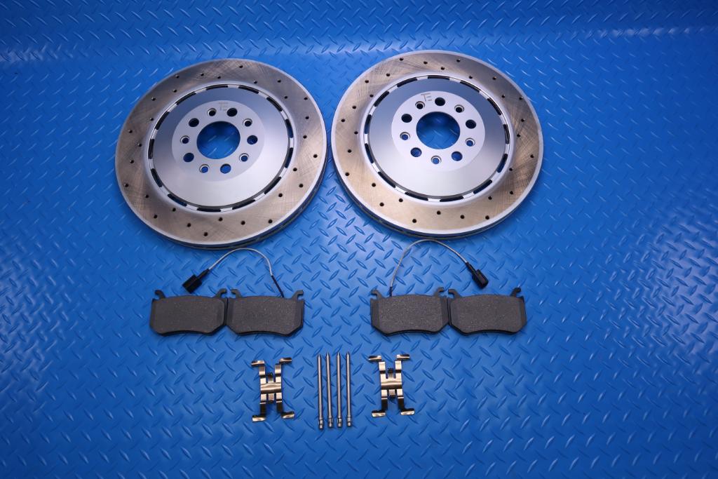 Maserati GranTurismo Gran Turismo Gt rear brake pads and rotors TopEuro #12806