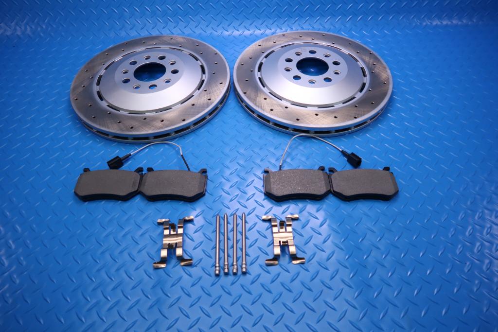 Maserati GranTurismo Gran Turismo Gt rear brake pads and rotors TopEuro #12806