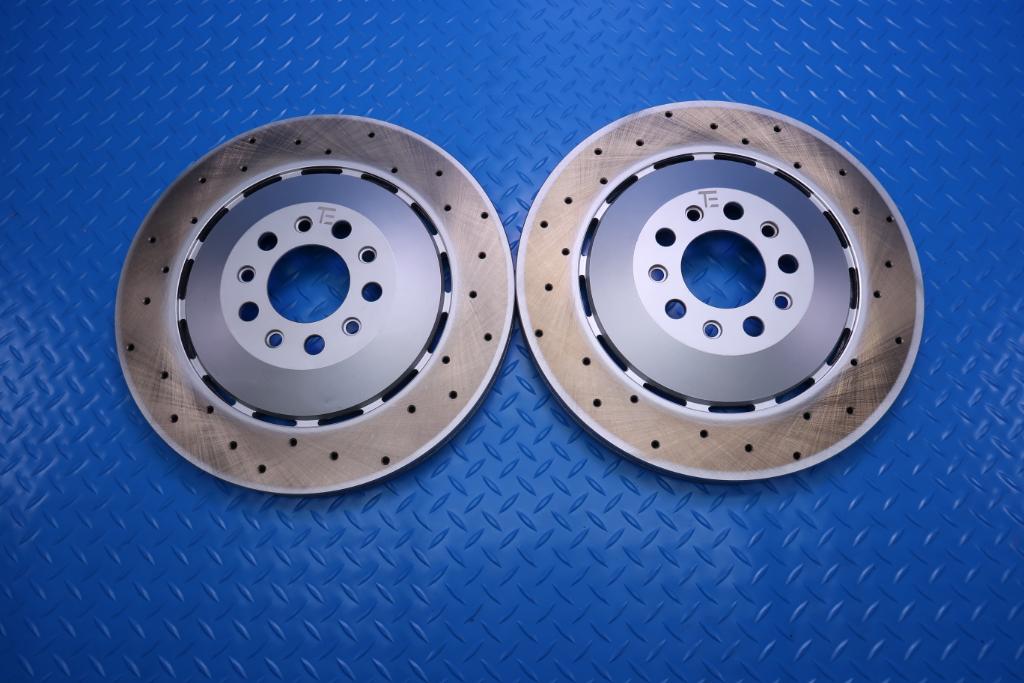 Maserati GranTurismo Gran Turismo Gt rear brake disk rotors TopEuro #12807