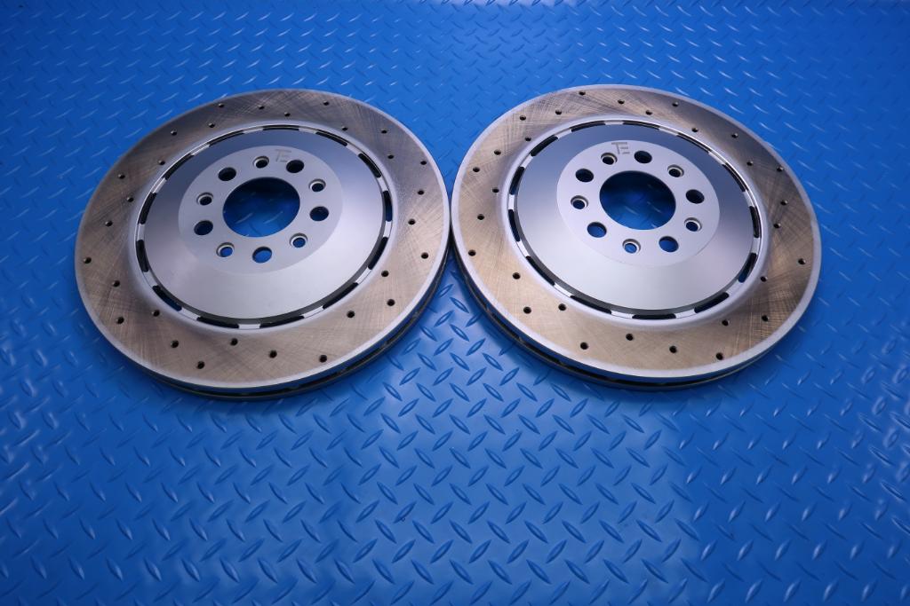 Maserati GranTurismo Gran Turismo Gt rear brake disk rotors TopEuro #12807