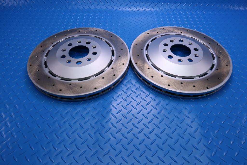 Maserati GranTurismo Gran Turismo Gt rear brake disk rotors TopEuro #12807
