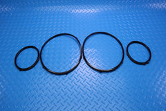 Bentley Mulsanne black headlight rings 4pcs #12855