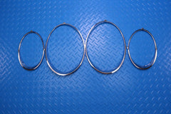 Bentley Gt Gtc chrome headlight rings 4pcs #12890