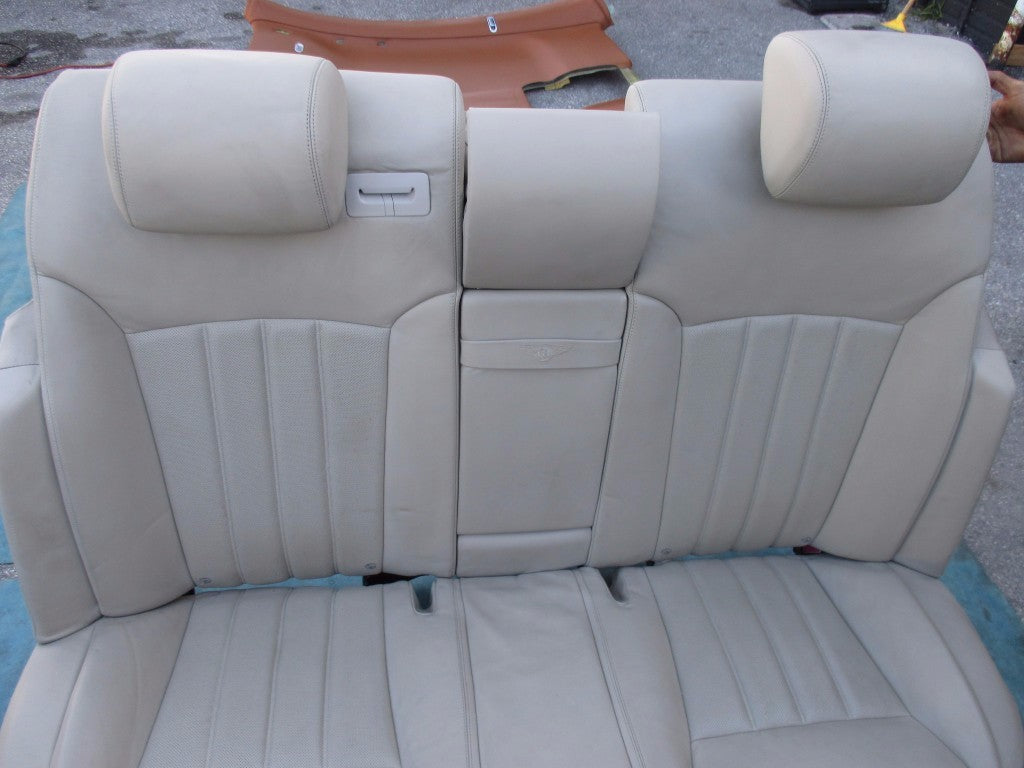 Bentley Continental Flying Spur rear seats gray