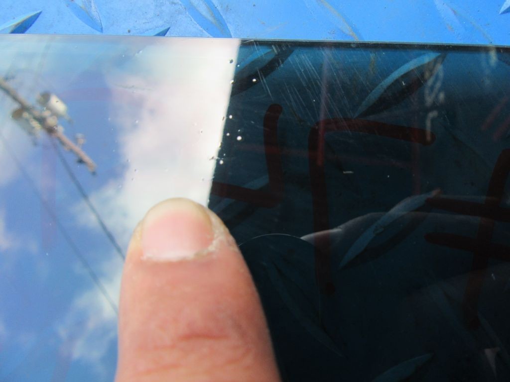 Maserati Quattroporte rear left door glass window #7472