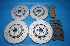 Mercedes E63 S AMG front rear brake pads & rotors TopEuro #12918