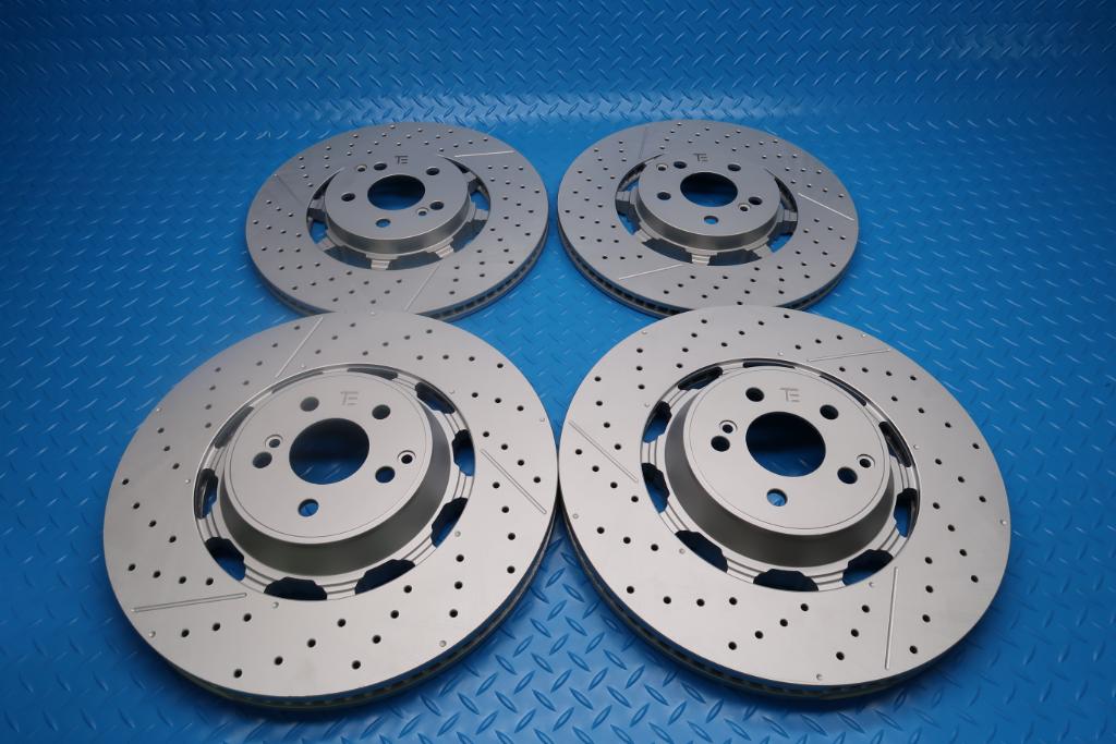Mercedes E63 AMG S front & rear brake disc rotors TopEuro #12919