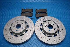 Mercedes E63 AMG S front brake pads & rotors TopEuro #12920