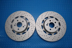 Mercedes E63 AMG S front brake disc rotors 2pcs TopEuro #12921