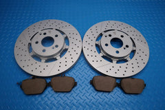 Mercedes E63 AMG S rear brake pads & rotors TopEuro #12923