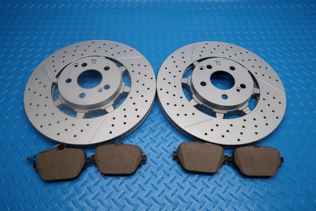 Mercedes E63 AMG S rear brake pads & rotors TopEuro #12923