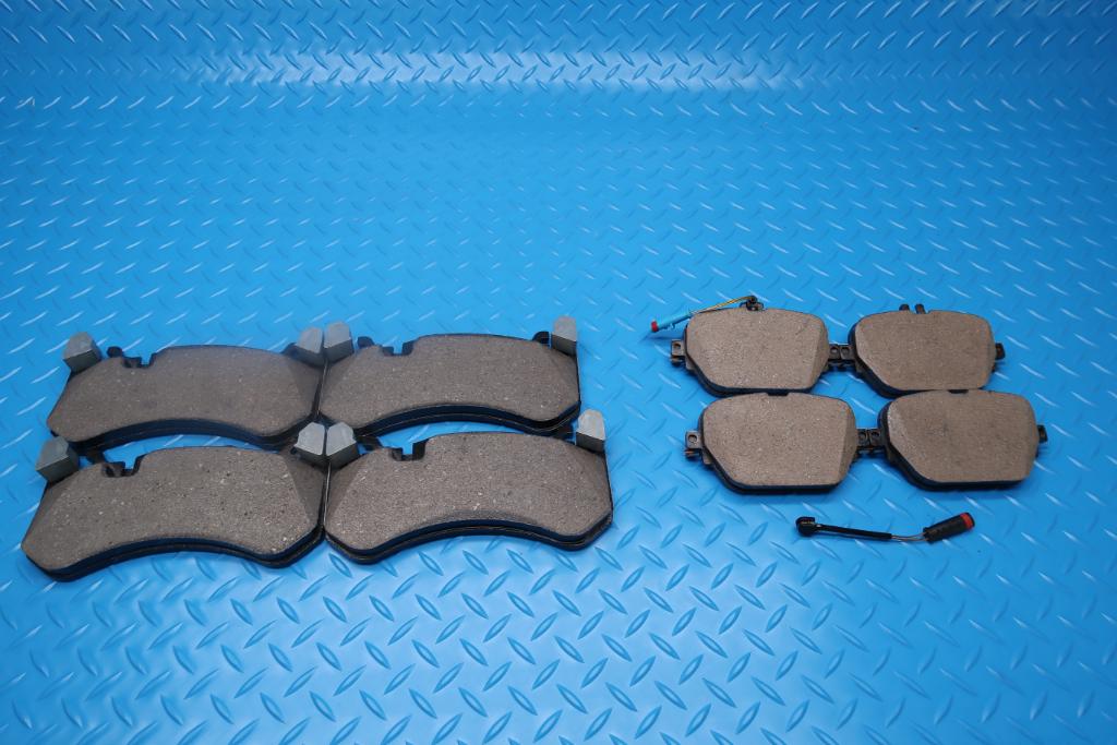 Mercedes E63 AMG S front rear brake pads low dust TopEuro #12926