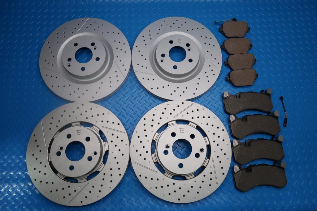 Mercedes Gt53 Amg front rear brake pads & rotors TopEuro #12929