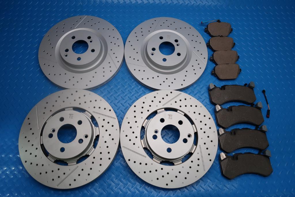 Mercedes Gt53 Amg front rear brake pads & rotors TopEuro #12929