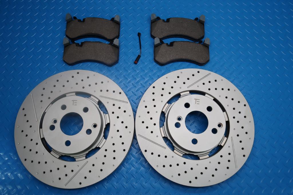Mercedes Gt53 E63 C63 Cls63 Amg front brake pads & rotors TopEuro #12931