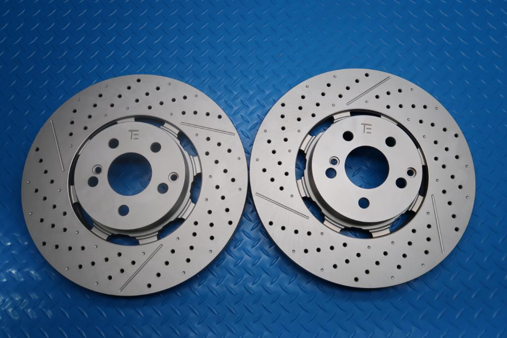 Mercedes Gt53 E63 C63 Cls63 Amg front brake diksc rotors 2pcs TopEuro #12932